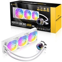 Antec Vortex Lum 360 ARGB White AIO Liquid Cooler - 280W TDP