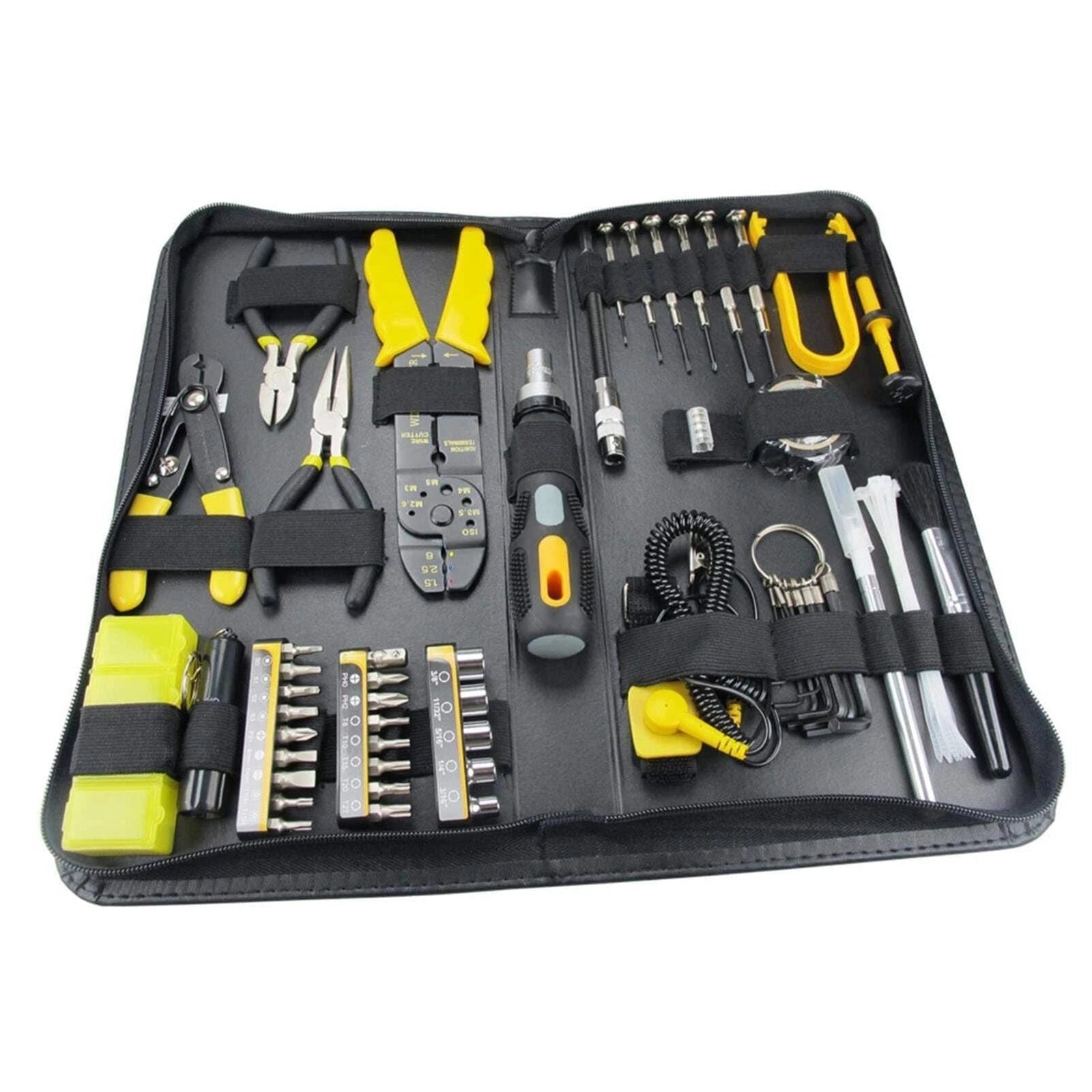 Sprotek 58-Piece Computer Repair Tool Kit - Demagnetized Tools