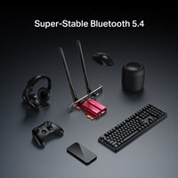 Mercusys MA37BE WiFi 7 PCIe Adapter - BE6500 Tri-Band Bluetooth 5.4