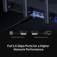 Mercusys MR47BE BE9300 Tri-Band Wi-Fi 7 Router - 2.5G Ports