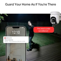 Mercusys MC510 2K Outdoor Pan/Tilt WiFi Security Camera - 360°