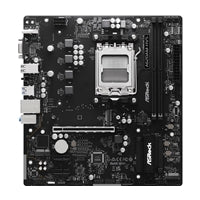 ASRock A620AM-HVS Micro-ATX motherboard with AMD AM5 socket, 2 DDR5 slots, 1 M.2 socket, HDMI, D-Sub ports.