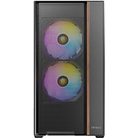 Antec FLUX Steel Mid Tower Case - 5 ARGB PWM Fans, Mesh Front, USB-C
