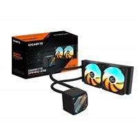 GIGABYTE Gaming 240mm AIO Liquid CPU Cooler ARGB Aluminum Black