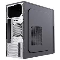 CiT Mentor Micro-ATX Office Case - Black Steel USB-C 80mm Fan