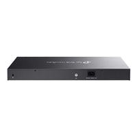 TP-Link Omada SG2218P 18-Port Gigabit Smart Switch with 16-Port PoE, sleek black design.