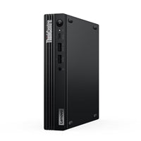 Lenovo ThinkCentre M70q G5 Tiny PC, Intel i7-14700T, 16GB RAM, 512GB SSD, black design.