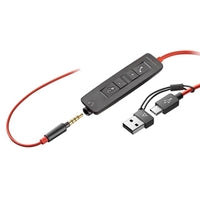 Poly Blackwire 3225 USB-C Stereo Headset - Noise Cancelling Mic