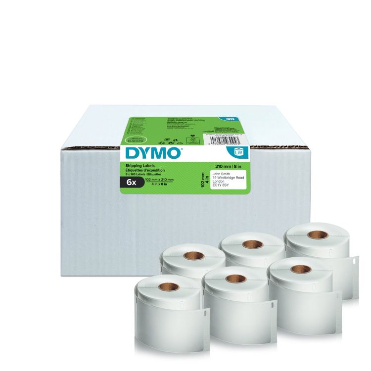 Dymo 2177565 LW Extra Large DHL Shipping Label Pack of 6