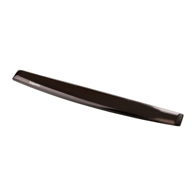 Fellowes 9112201 Crystal Gel Keyboard Wrist Support Black
