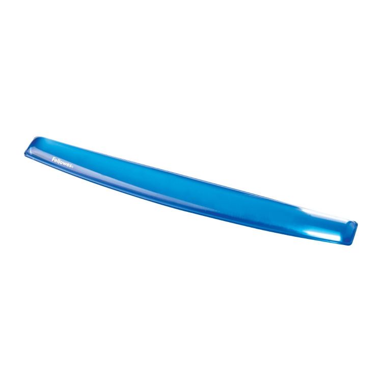 Fellowes 91137 Crystal Gel Keyboard Wrist Support Blue