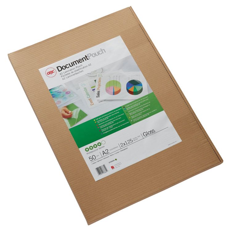 GBC 3745099 A2 Gloss Document Pouch 125 micron 50Pk