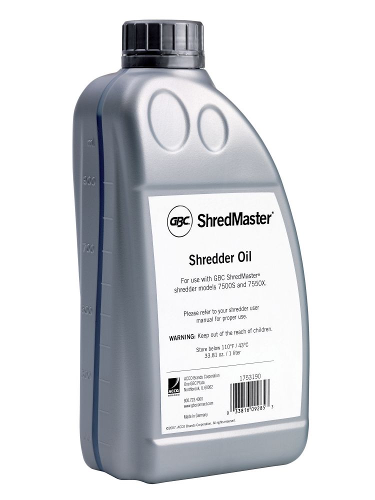 GBC 4400050 Shredmaster 7000 Series Shredder Oil Bottle