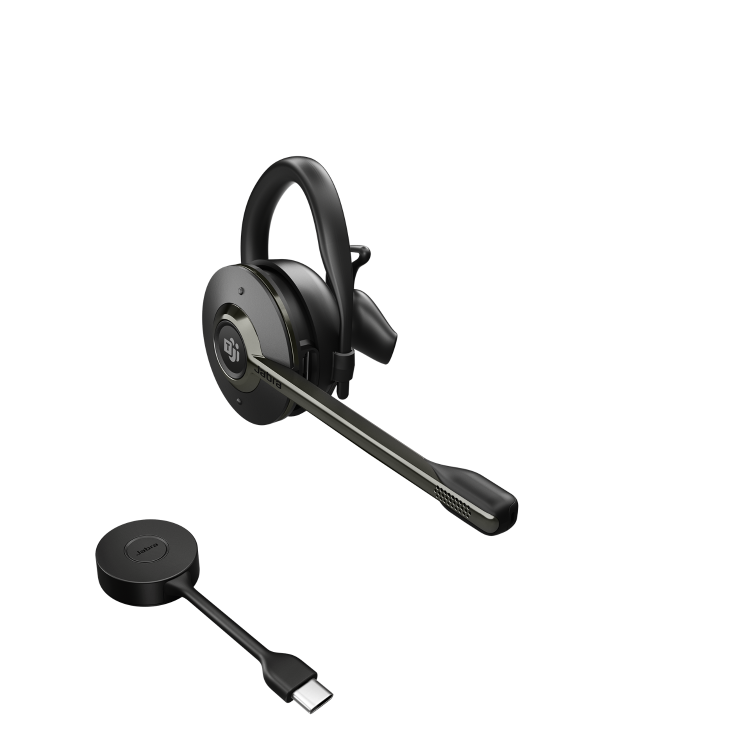Jabra Engage 55 SE MS Convertible USB-C Headset with Charging Stand