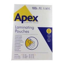 Fellowes Apex 6001901 A3 Pouch 100