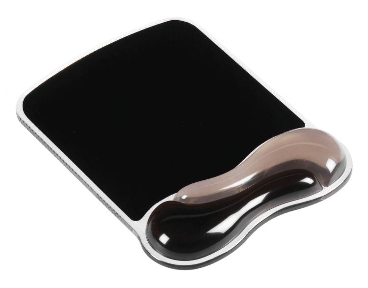 Kensington 62399 Duo Gel Mouse Pad Wave Light Smoke and Dark Smoke
