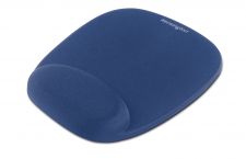 Kensington 64271 Foam Mousepad with Wrist Rest Blue