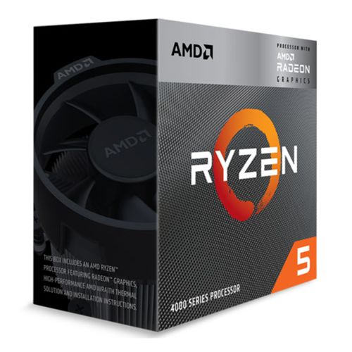 AMD Ryzen 5 4600G 6-Core CPU 3.7GHz AM4 Radeon Graphics 65W 7nm