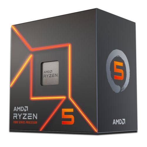 AMD Ryzen 5 7600 6-Core CPU 5.1GHz Turbo AM5 w/ Wraith Stealth Cooler