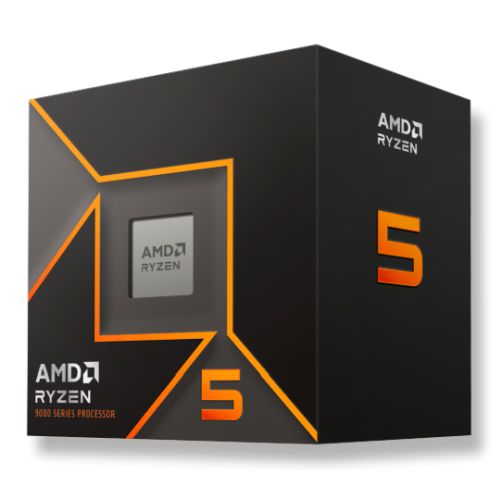 AMD Ryzen 5 9600 6-Core CPU AM5 5.2GHz Turbo Wraith Cooler 65W