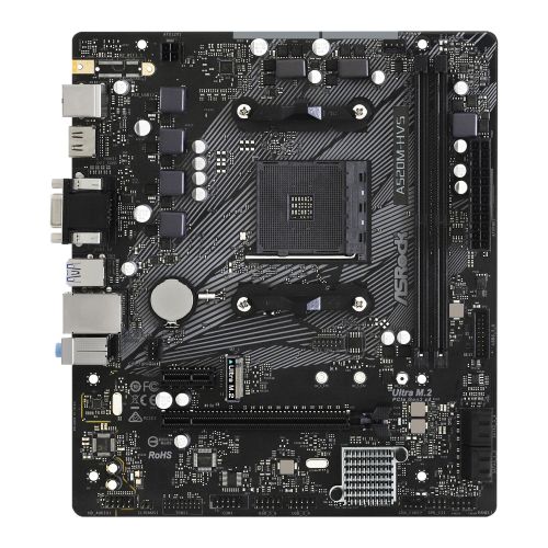 ASRock A520M-HVS Micro ATX AM4 Motherboard - DDR4, HDMI, M.2