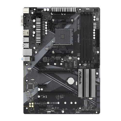 ASRock B450 PRO4 R2.0 ATX Motherboard AM4 DDR4 Dual M.2 USB 3.2