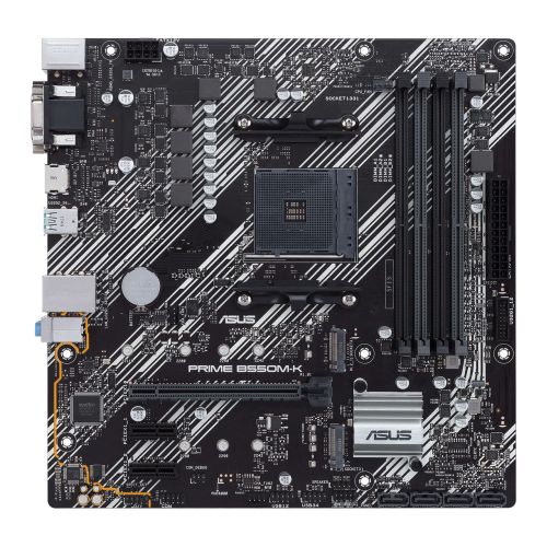 ASUS PRIME B550M-K Micro ATX Motherboard AM4 DDR4 PCIe 4.0 M.2
