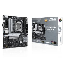 ASUS PRIME B650M-K AM5 Micro ATX Motherboard DDR5 PCIe 5.0 2.5G LAN