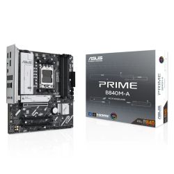 ASUS PRIME B840M-A-CSM Micro ATX AM5 Motherboard - DDR5, 2.5G LAN, 3x M.2