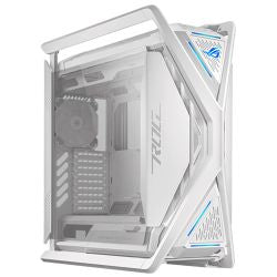 Asus ROG Hyperion GR701 Gaming Case w/ Glass Windows, E-ATX, 4x 140mm Fans, Dual 420mm Radiator Support, USB-C (60W FC), Fan Hub & Lighting Panel, White