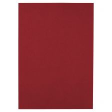 GBC CE040030 Leathergrain A4 Cover Dark Red 100pk