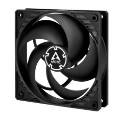 ARCTIC P12 Pressure Optimised 12cm Case Fan, Black, Fluid Dynamic, 1800 RPM