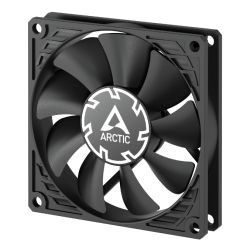 ARCTIC P8 Slim 80mm PWM PST Case Fan w/ Cable Splitter, Black, Fluid Dynamic, 300-3000 RPM