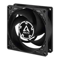 ARCTIC P8 Pressure Optimised 80mm Case Fan, Black, Fluid Dynamic, 3000 RPM