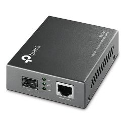 TP-LINK (MC220L) Omada Gigabit SFP Media Converter, 1x GB Auto-Negotiation RJ45, Half-Duplex / Full-Duplex