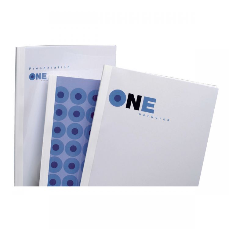 GBC IB370168 Standard White ThermaBind Cover A4 10mm