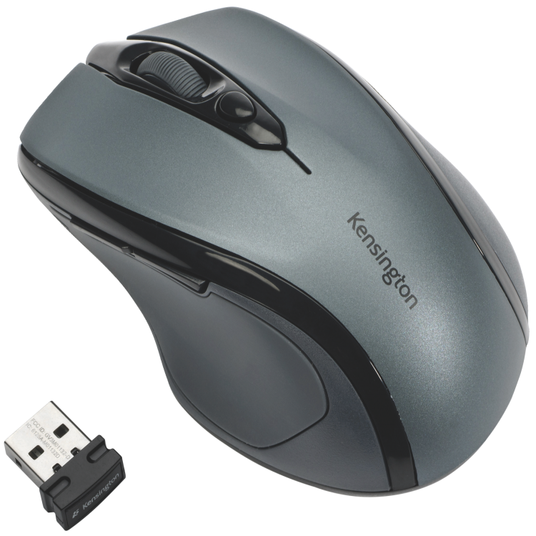 Kensington K72423WW Pro Fit Wireless Mid-Size Mouse Grey