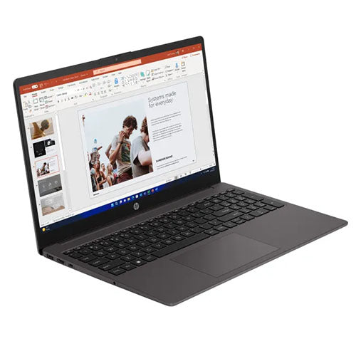 HP 255 G10 Laptop, 15.6” FHD IPS display, Ryzen 5, 16GB RAM, 512GB SSD, sleek silver design