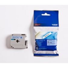 Brother MK521BZ Black on Blue 8M x 9mm Plastic Tape