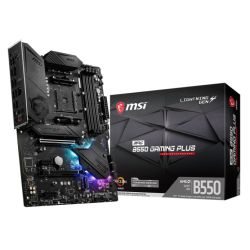 MSI MPG B550 Gaming Plus ATX Motherboard - AM4, DDR4, PCIe 4.0, RGB
