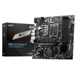 MSI PRO B760M-P Micro ATX Motherboard - LGA1700 DDR5 PCIe 4.0