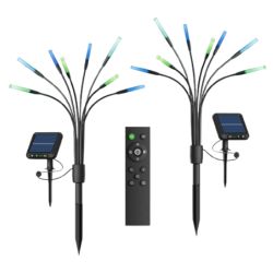 Nanoleaf Solar Garden Lights (2-Sets), RGB Colours & Animated Scenes, Daylight Sensors, IP65, Remote Control