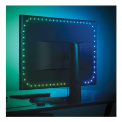 Nanoleaf PC Screen Real-time Mirroring Lightstrip, USB-C, Lighting Mirrors Action/Music on PC, Trimmable, For Monitors up to 32
