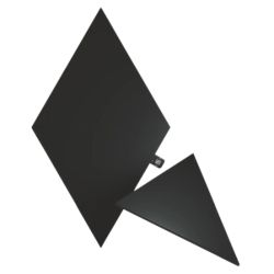Nanoleaf Shapes Limited Edition Ultra Black Triangles Expansion Pack (3-Panels), RGB *Expansion Kit Only*