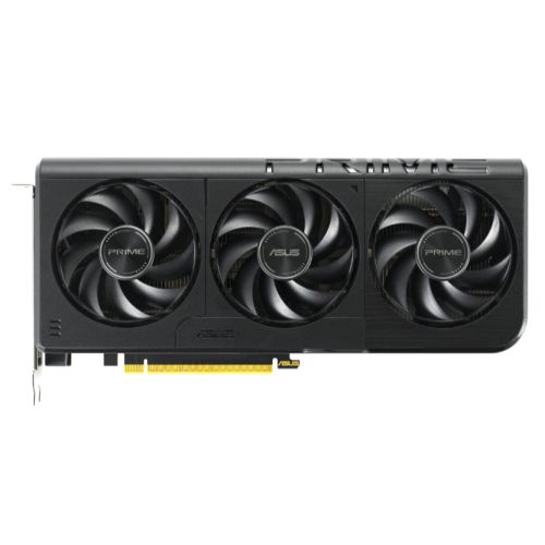 Asus PRIME RTX5050 OC graphics card with 8GB DDR6, HDMI, 3 DisplayPorts, and compact SFF design.
