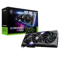 MSI RTX 5070 Ti GAMING TRIO 16GB GDDR7 Overclocked Graphics Card