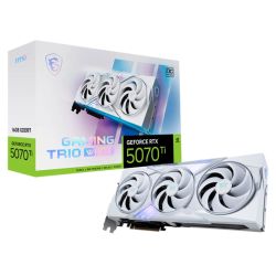 MSI RTX 5070 Ti Gaming Trio 16GB White - Overclocked Triple Fan