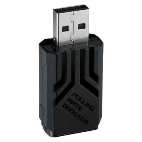 Asus ROG Polling Rate Booster, Enables True 8000Hz Wireless Polling Rate, Black