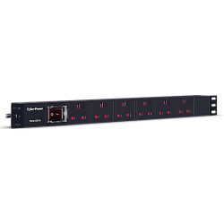CyberPower PDU11310 Basic Power Distribution Unit, 1U Vertical/Horizontal Rackmount, 6 Outlets, Aluminium Housing