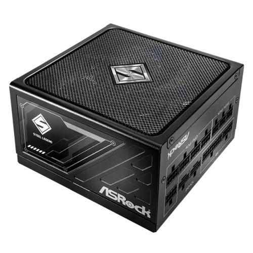 Asrock 1200W Steel Legend SL-1200G PSU, Fully Modular, 80+ Gold, Cybenetics Platinum & Lambda A, ATX 3.1, PCIe 5.1